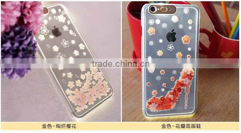 Korean Popular Fresh Meat Led Phone Case Lighting Led for Iphone Case