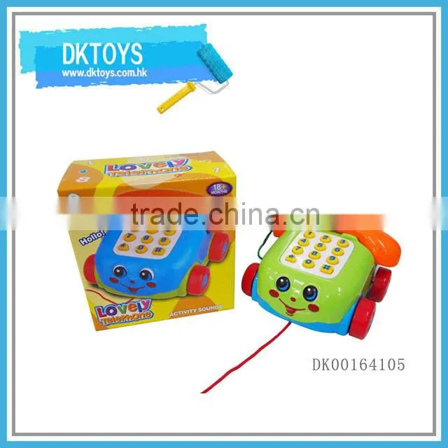 Cartoon Design Plastic Push And Pull Car