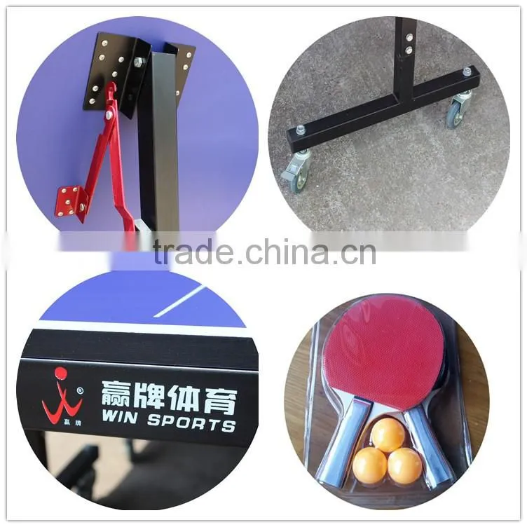 Medium Density Fiberboards MDF 15MM Table Tennis Table Indoor Pingpong Desk