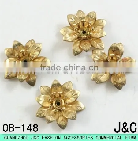 The latest summer sandals ornaments copper flower