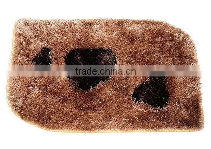 long pile shaggy silk entrance door mat