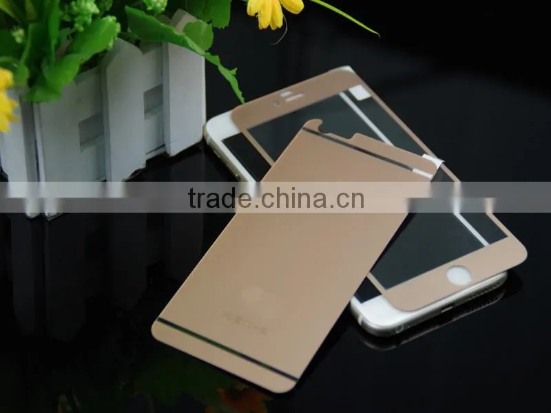 0.3mm tempered glass wholesale for iphone 6 Titanium alloy tempered glass screen protector