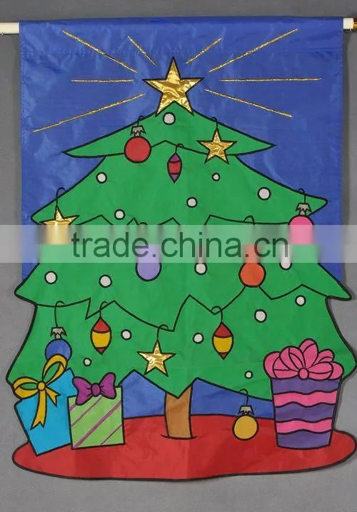 Appliqued flags
