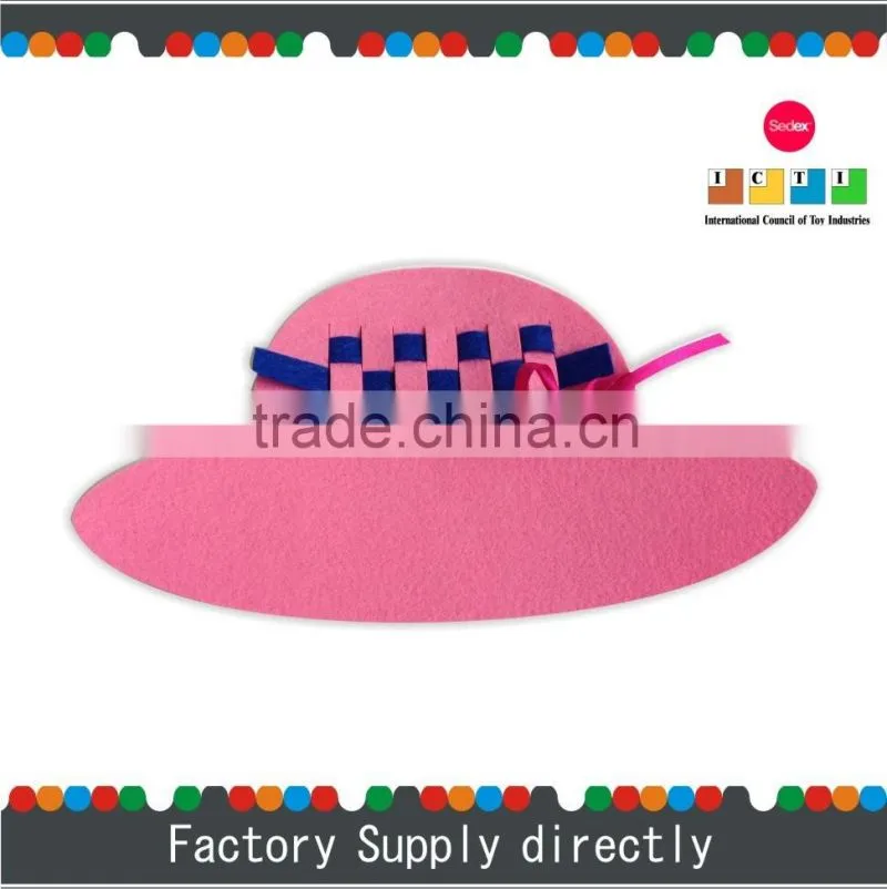 New DIY Colorful Felt Hat Craft Kits