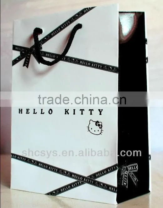 AEP 2013 New fashionable exquisite jewelry paper bag for customized brand