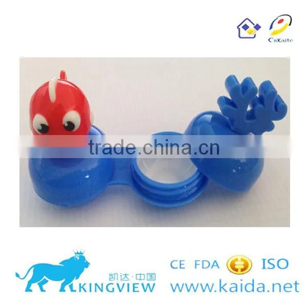 L and R color dual contact lens case FDA approval