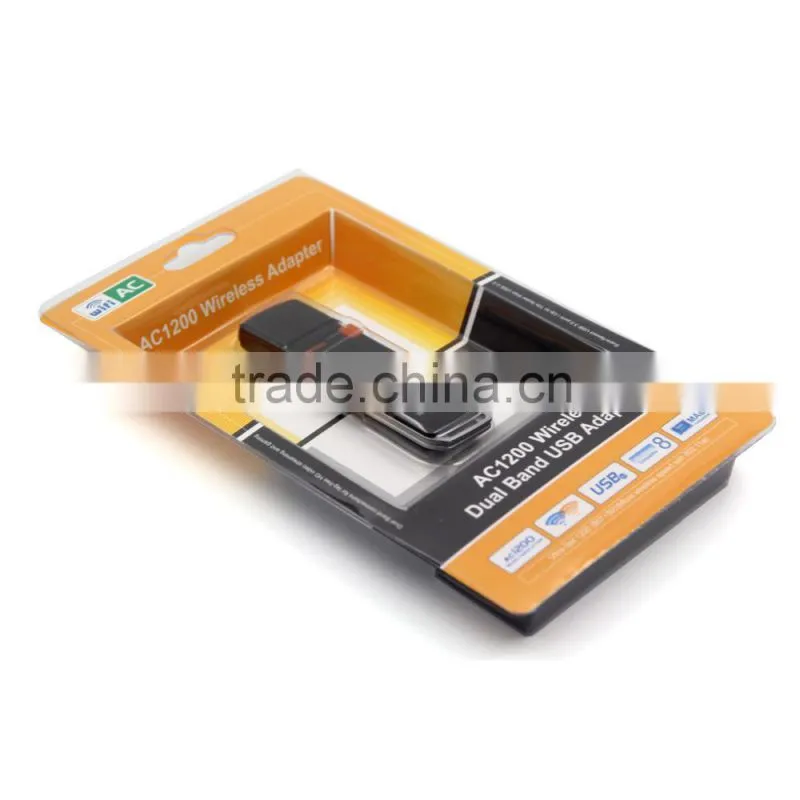 Factory supply! Wireless 802.11ac 2.4Ghz & 5Ghz Dual band 1200Mbps USB 3.0 Adapter