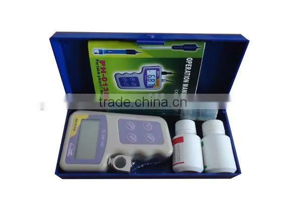 PH-013M Portable pH/mV/Temperature Meter with Ce certificate, cheap price, lower cost