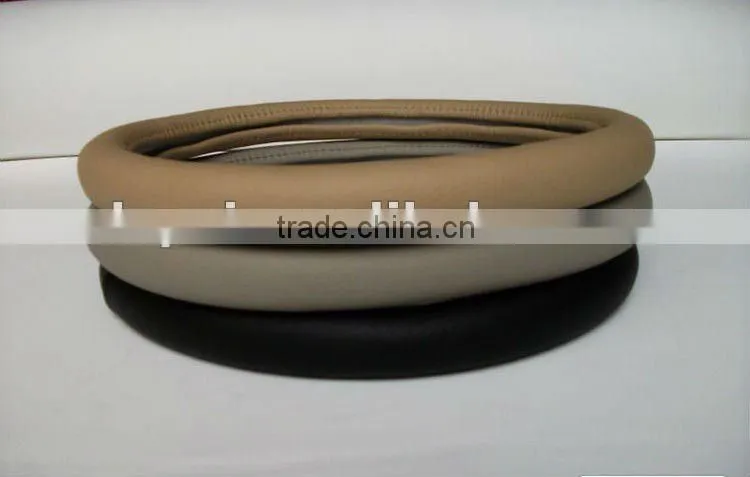 top class cow hide cool steering wheel cover without any printing