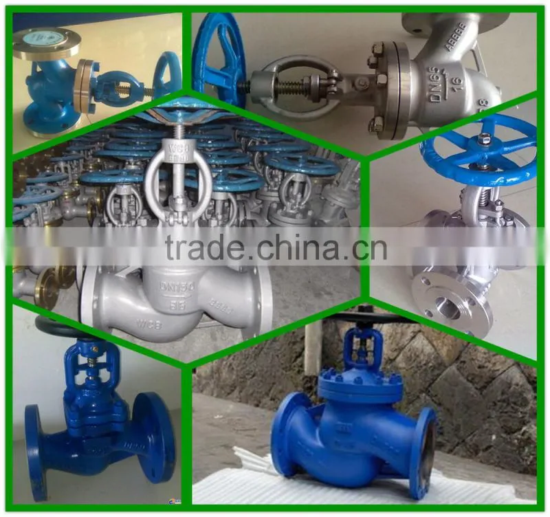 Stainless Steel Double flange worm type butterfly valve supplier