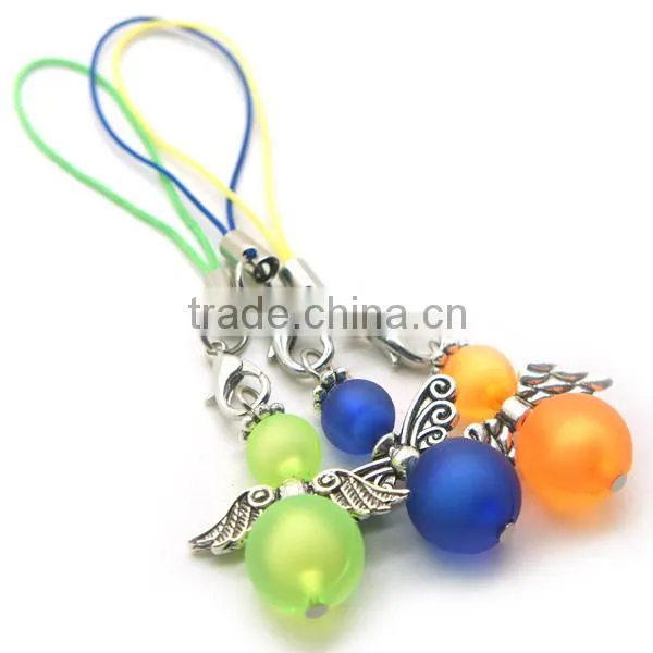 2015 fashion style wholesale beautiful acrylic key chain,new product hot selling beaded acrylic key chain