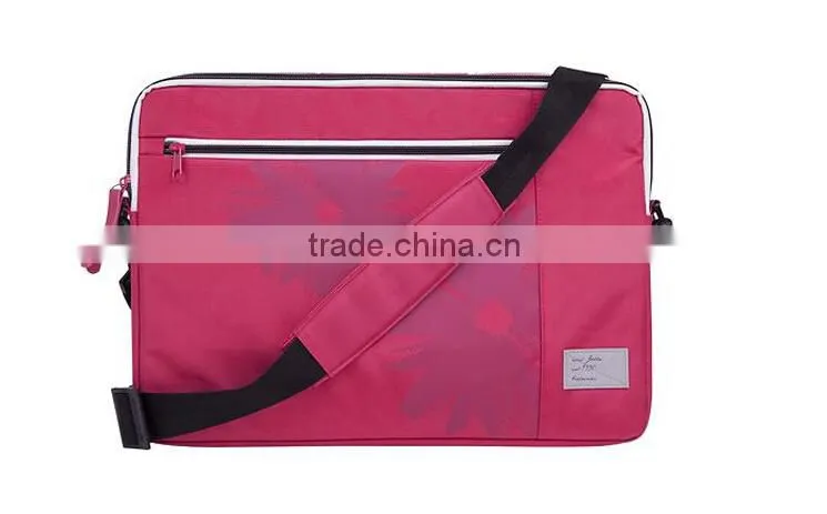 16 inch funky printing laptop sleeve single shoulder bag for girls