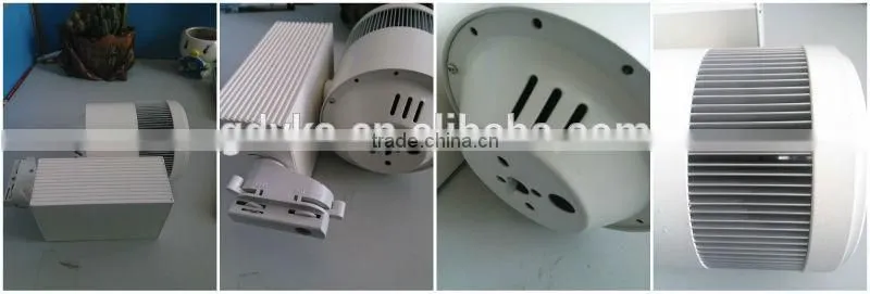 indoor high efficiency 30w led spot light rail