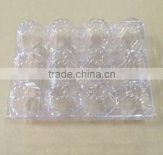 recyclable 6 plastic egg carton