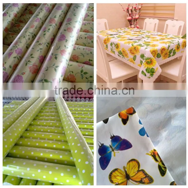 Transparent plastic table cloth PVC/PE/PEVA waterproof Table cloth