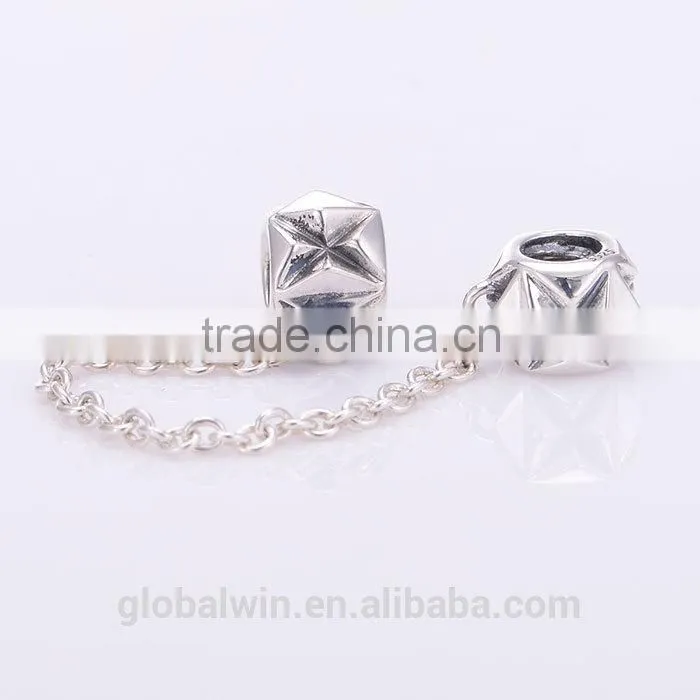 S925 Sterling Silver European Safety Chain For Bracelets