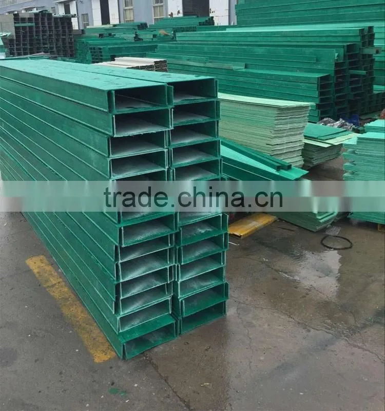 Outdoor heavy duty manufacturer FRP fiberglass cable tray