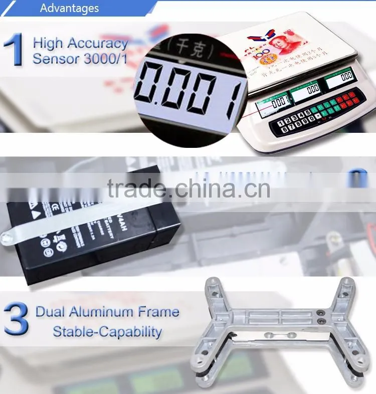 hot sale in market price computing scale 220V /digital electronic scale for trade