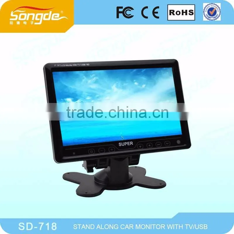 7 inch TFT LCD Touch Screen monitor with USB powered touch car display