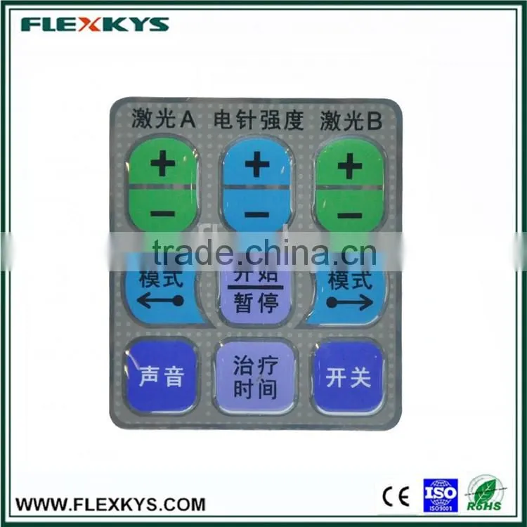 PCB based embossed key membrane switch