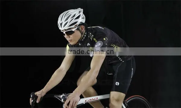 Sublimation Print Men's Short Sleeve Full Zip Bike Jersey For Outdoor Sports