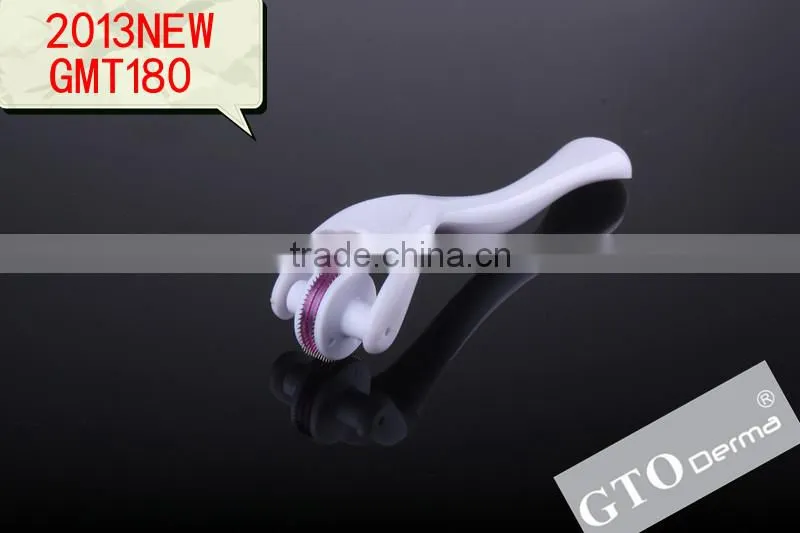 GTO newest 180needles eye derma roller with travel case and user manual