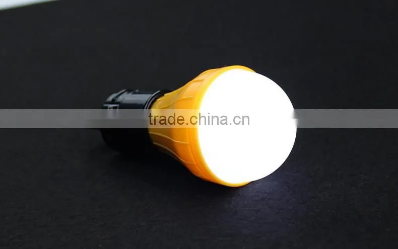 Portable Outdoor Camping Lamp Tent Light Torch Flashlight ABS Plastic 3LED Fishing Lantern Lamp with Hanging Hook