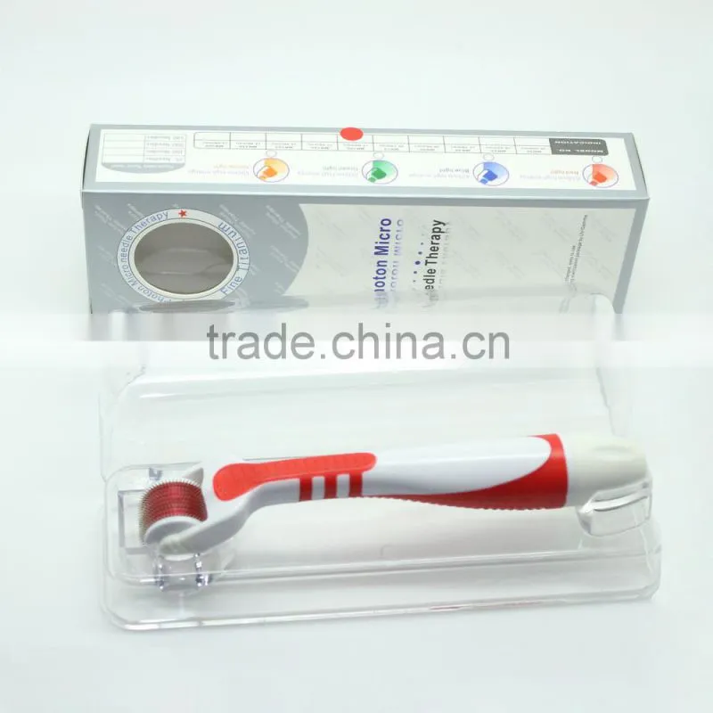 LED derm roller phone roller with 4 bio lights galvanic derma roller