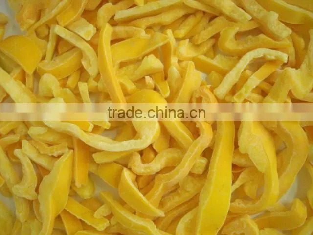 IQF Frozen Yellow Pepper Slices