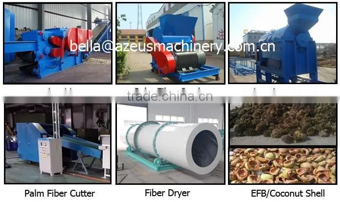 Oil Palm Bunch EFB Shredder For Short Fiber