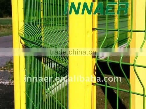 galvanized triangle bend welded fence for security protection(factory)