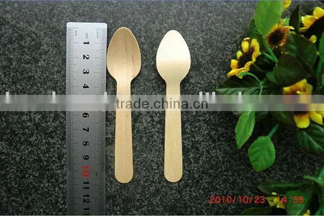 Disposable wooden mini spoon