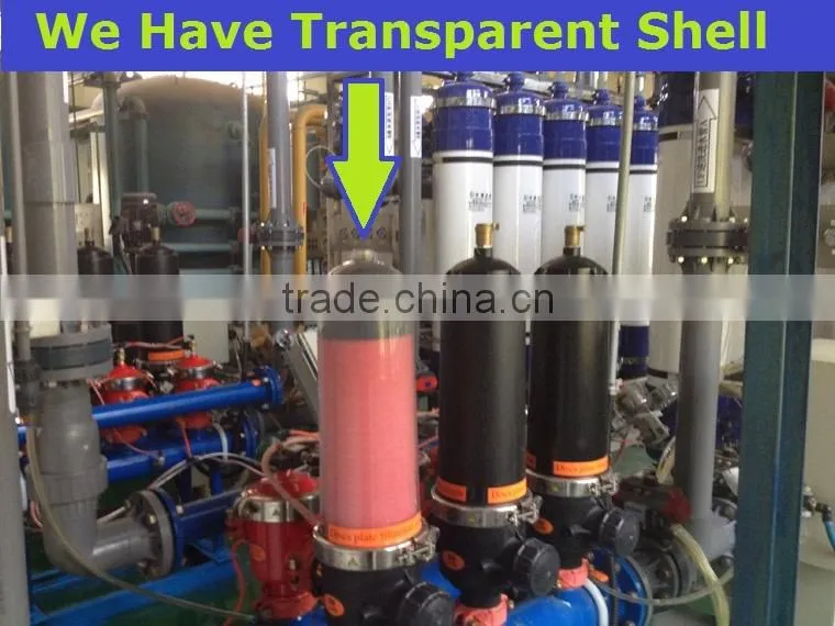 auto manual seawater camlock quick coupling backwash filtration system
