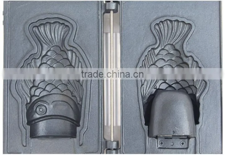 Open Mouth Ice Cream Fish Waffle MachineTaiyaki Machine