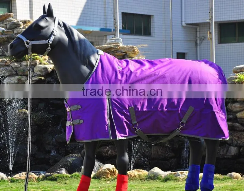 600 denier purple ripstop turn out equstrian rug