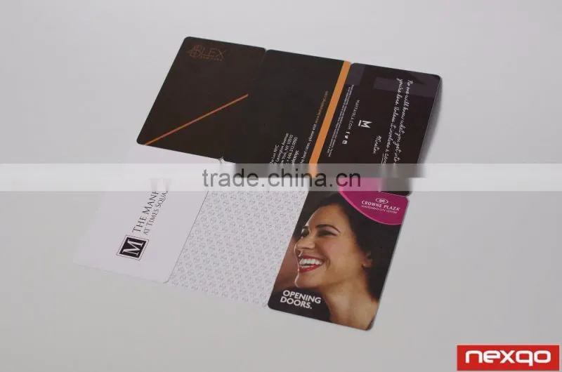 BioPVC 13.56MHz MIFARE DESFire EV1 4K RFID hotel card key plastic