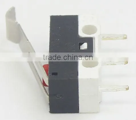 mini micro switch with Arc lever 1A 250V,KW10-Z3P