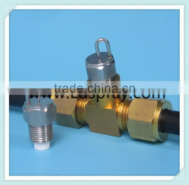 PJ impingement pin fine fog mist nozzle