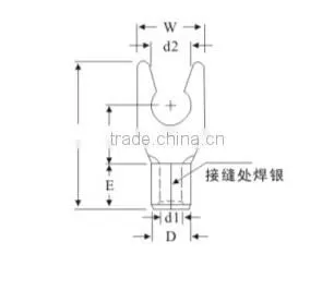 HEIGHT LOCK FORK terminals/Hook Terminal with High Quality factory price