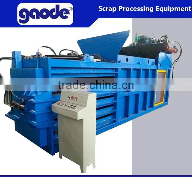 Factory Direct Sale HPM Reliable Horizontal Scrap Paper Baler Machine