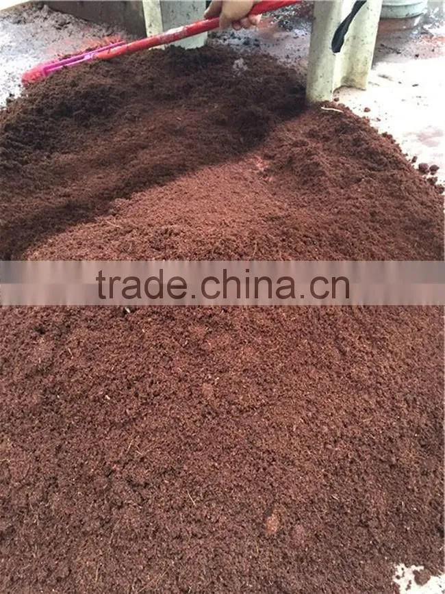 Washing coco peat used to dryer machine and baler machine