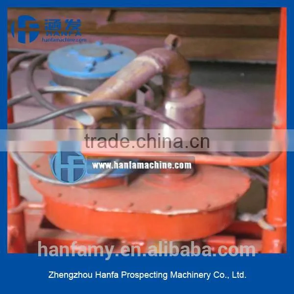 economical portable water well drilling rig HF150E for home and farm use drilling depth 100m