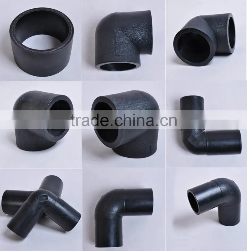 Good Price For water HDPE pipe fitting butt fusion elbow