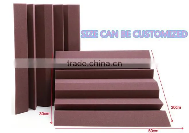 High density soundproofing foam with wedge/egg/pyramid shape/acoustic foam panels