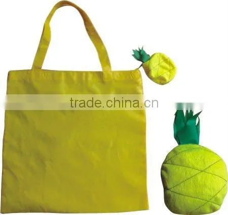 shopping bag fruit shape ,apple shape foldable bag, banana shape foldable bag