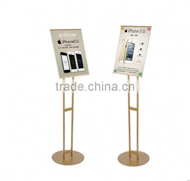 Outdoor Floor Standing Metal Advertising Display Stand