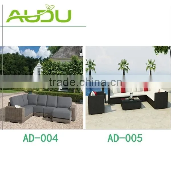 Audu Milano Large Rattan Garden Corner Sofa