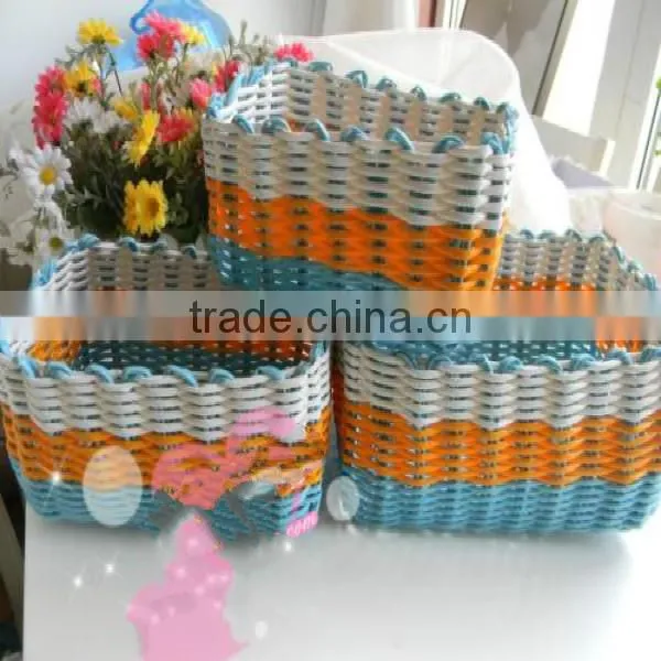 2014 Multifunctional PVC plastic storage basket mold with 100%handmade