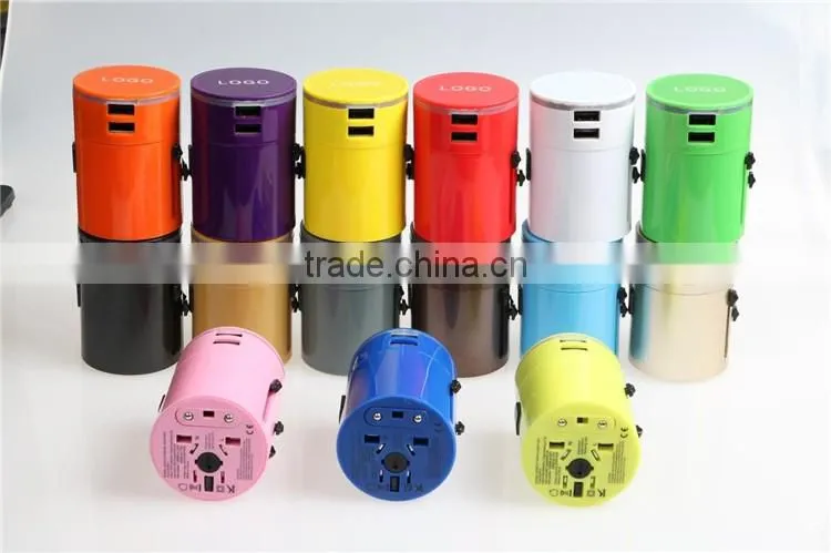 World Travel Adapter With Color Box For Travel Gift Business Gift Promotion Gift With WIFI function