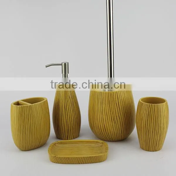 EA01634 green bamboo bathroom accessory wholesale